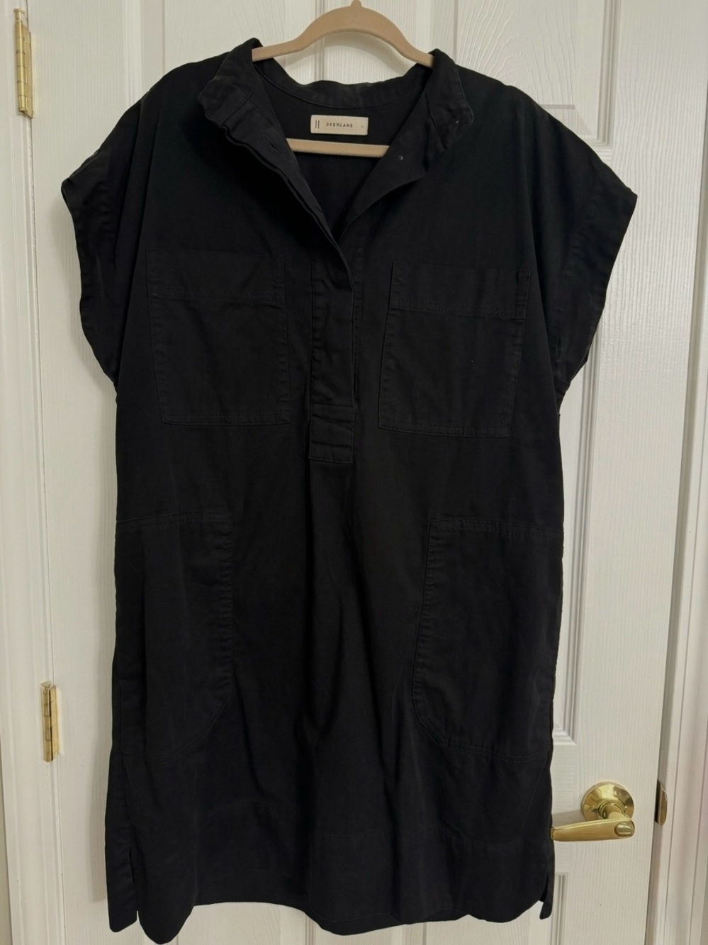 Everlane Black Midi Tunic Dress